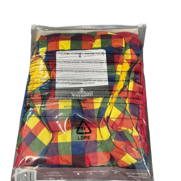 HauntLook Creepy Clown Halloween Costume Red Blue Yellow Unisex Medium New - Picture 8 of 12